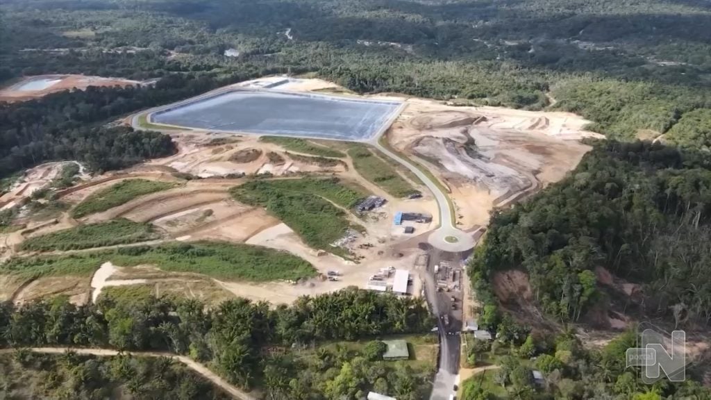 Construção de aterro sanitário na BR-174 para o fim dos lixões no Amazonas - Foto: Reprodução/TV Norte