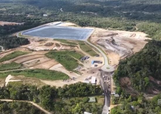 Construção de aterro sanitário na BR-174 para o fim dos lixões no Amazonas - Foto: Reprodução/TV Norte