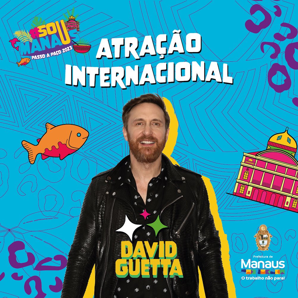 Data de show de David Guetta em Manaus aparece no site do artista - Foto: Reprodução/Semcom