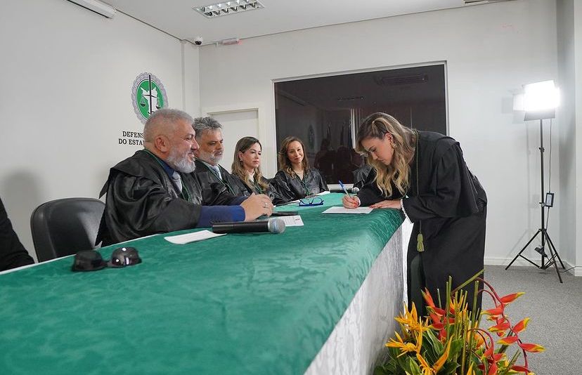 Nicole Farias Rodrigues toma posse na Defensoria Pública de RR