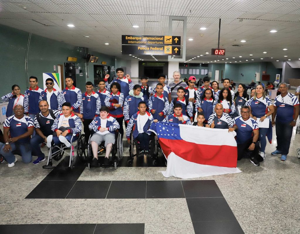 Atletas do Amazonas está em Brasília para jogos da Paralimpíadas Escolares 2023 - Foto: Divulgação/ Eduardo Cavalcante/ Secretaria de Estado de Educação e Desporto Escolar