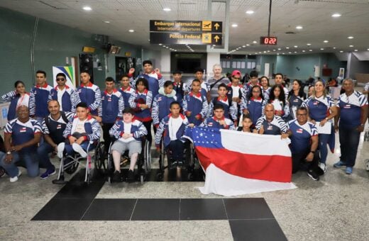 Atletas do Amazonas está em Brasília para jogos da Paralimpíadas Escolares 2023 - Foto: Divulgação/ Eduardo Cavalcante/ Secretaria de Estado de Educação e Desporto Escolar