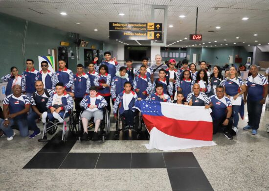 Atletas do Amazonas está em Brasília para jogos da Paralimpíadas Escolares 2023 - Foto: Divulgação/ Eduardo Cavalcante/ Secretaria de Estado de Educação e Desporto Escolar