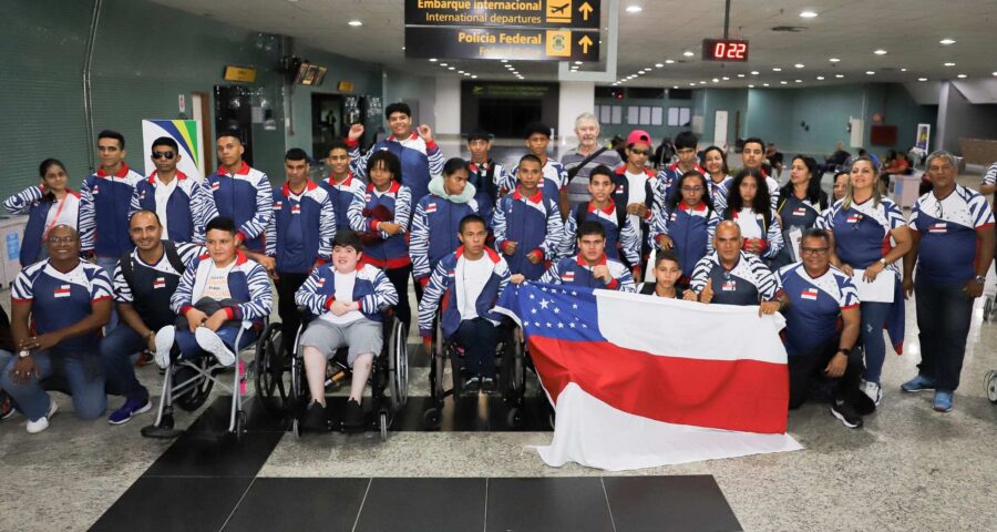 Atletas do Amazonas está em Brasília para jogos da Paralimpíadas Escolares 2023 - Foto: Divulgação/ Eduardo Cavalcante/ Secretaria de Estado de Educação e Desporto Escolar