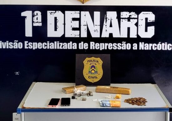 Na Capital, Polícia Civil estoura ponto de venda de entorpecentes e prende homem por tráfico de drogas