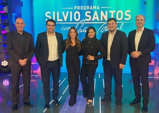 Da esq. p/ dir., Leo Gangana, Diego Trajano, Patrícia Abravanel, Marcela Dias, Eudson Almendra e Alexandre Rocha - Foto: Grupo Norte de Comunicação