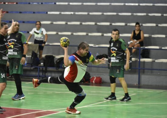 Atletas do Amazonas disputam no torneio Taça Manaus de Handebol - Foto: Divulgação/ Mauro Neto/Sedel