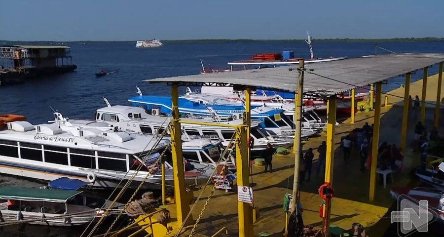 Homem vai buscar mãe no porto e é morto com tiros no rosto em Manaus - Foto: Reprodução/TV Norte Amazonas