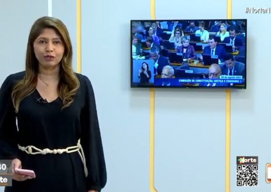 O Norte Notícias é apresentado por Mariana Rocha – Foto: Reprodução/TV Norte Amazonas