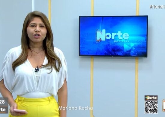 O Norte Notícias é apresentado por Mariana Rocha – Foto: Reprodução/TV Norte Amazonas