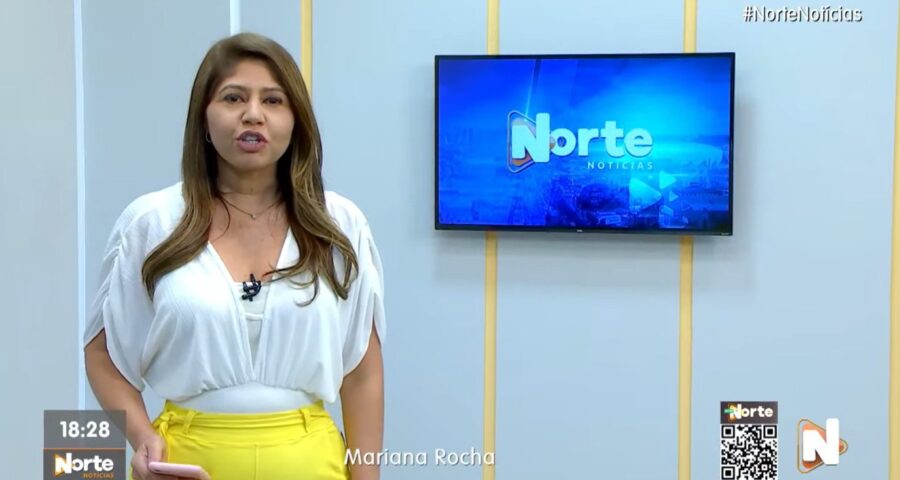 O Norte Notícias é apresentado por Mariana Rocha – Foto: Reprodução/TV Norte Amazonas