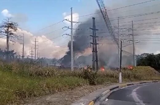 Não há registro de feridos no incêndio - Foto: Divulgação/Corpo de Bombeiros