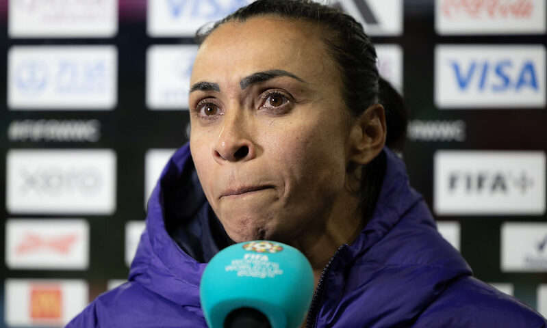 'Não tem mais Copa pra Marta', decretou a Rainha do Futebol - Foto: Thais Magalhães/CBF/divulgação