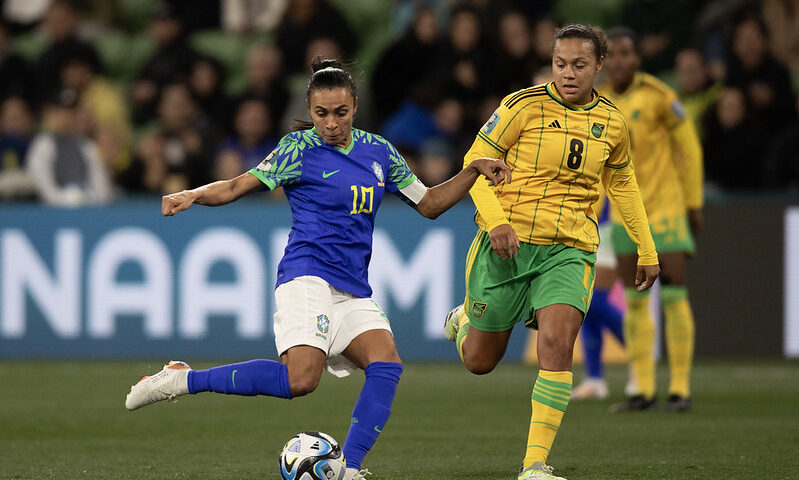 Marta entrou como titular em seu primeiro jogo na Copa 2023 - Foto: Thais Magalhães/CBF/divulgação