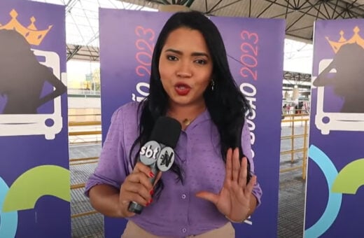 O programa Musa do Busão 2023 é apresentado por Luana Lima - Reprodução/Tv Norte Amazonas