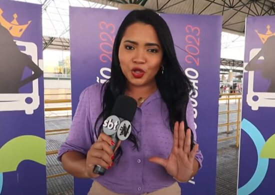 O programa Musa do Busão 2023 é apresentado por Luana Lima - Reprodução/Tv Norte Amazonas