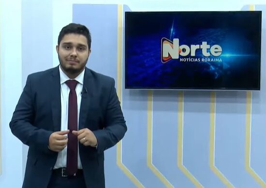 O jornal Norte Notícias é apresentado por Jhonatas Souza – Reprodução/Grupo Norte RR