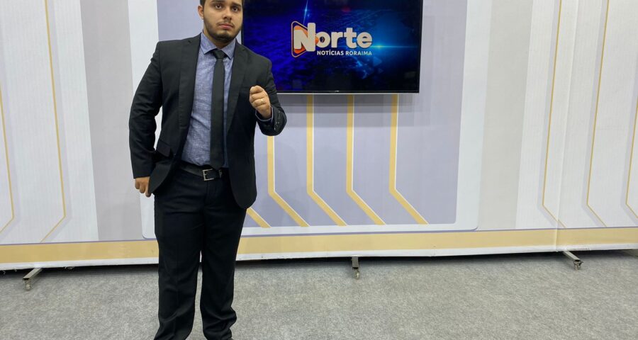 O jornal Norte Notícias é apresentado por Jhonatas Souza – Reprodução/Grupo Norte RR