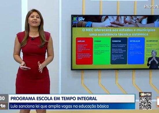 O Norte Notícias é apresentado por Mariana Rocha – Foto: Reprodução/TV Norte Amazonas