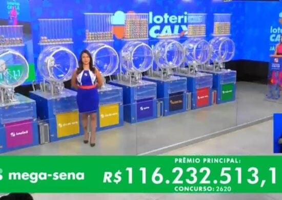 Mega-sena sorteou mais de R$ 116 milhões - Foto: Reprodução/YouTube