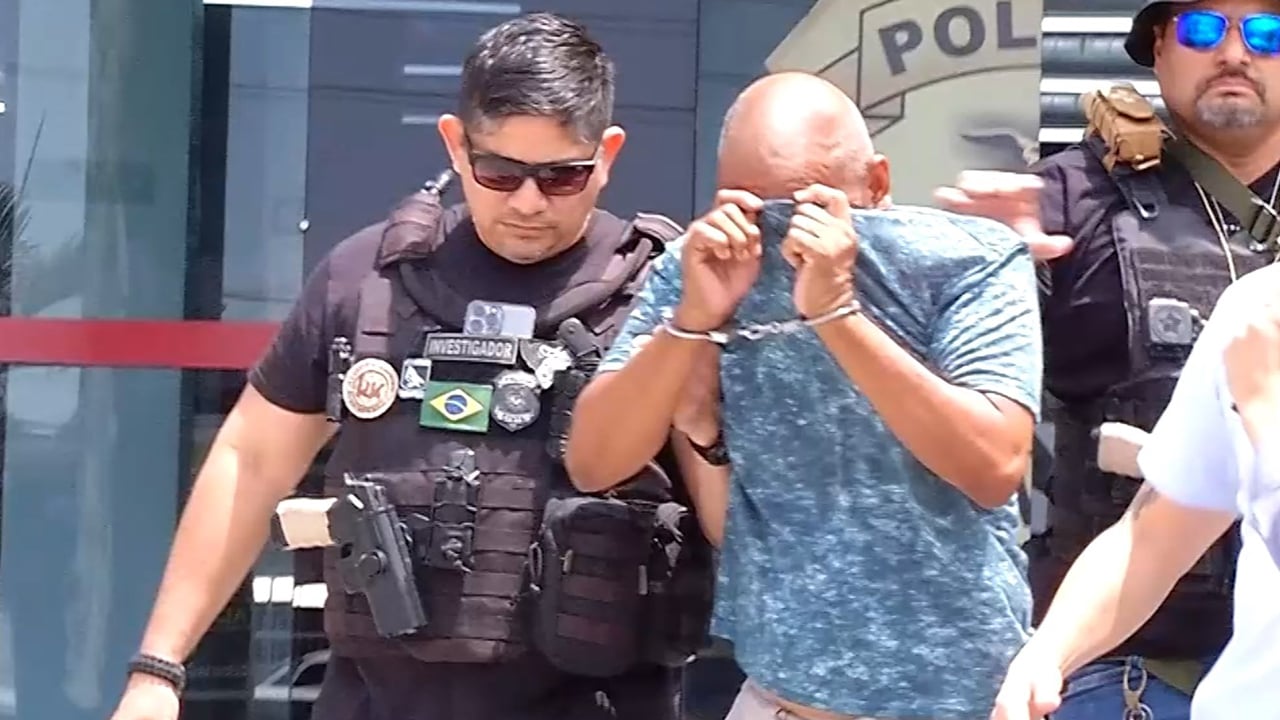Suspeito de matar o filho com golpes de terçado é preso em Manaus - Foto: Reprodução/TV Norte Amazonas