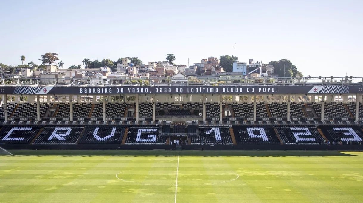 Estádio do Vasco permanecerá com os portões fechados para o público - Foto: Reprodução/ Instagram @saojanuario