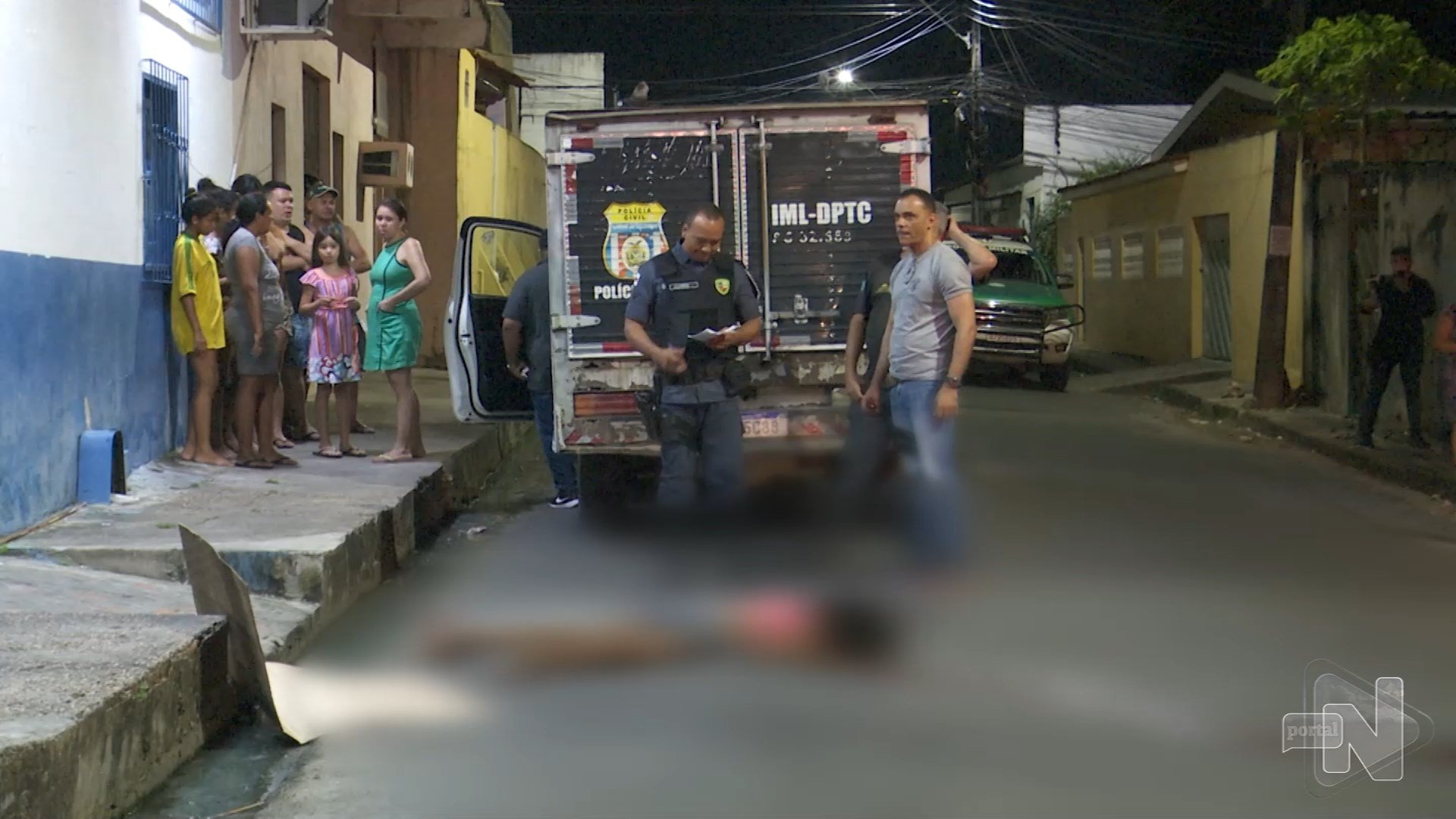 Vítima em situação de rua é morta baleada na Zona Norte de Manaus - Foto: Reprodução/TV Norte Amazonas
