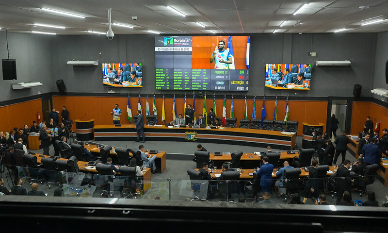 Sessão de aprovação do PL 'jogos eletrônico' na Assembleia Legislativa de Roraima - Foto: Divulgação/ALE-RR