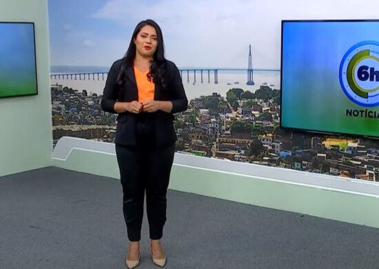 Jornal 6h Notícias foi apresentado por Luana Lima – Foto: Reprodução/TV Norte Amazonas