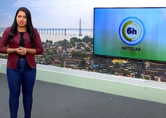 Jornal 6h Notícias foi apresentado por Luana Lima – Foto: Reprodução/TV Norte Amazonas