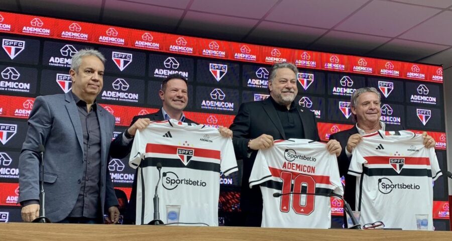 O São Paulo anunciou o novo patrocinador do clube paulista - Foto: Reprodução/ X @SaoPauloFC