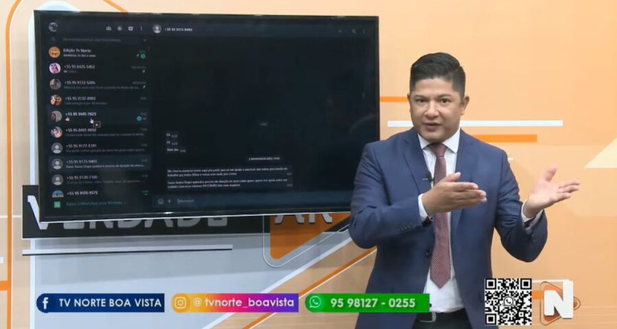 O Verdade no Ar é apresentado por Cleytton Rasec – Foto: Reprodução/TV Norte Boa Vista