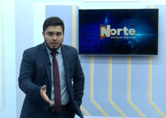 O jornal Norte Notícias é apresentado por Jhonatas Souza – Reprodução/Grupo Norte RR