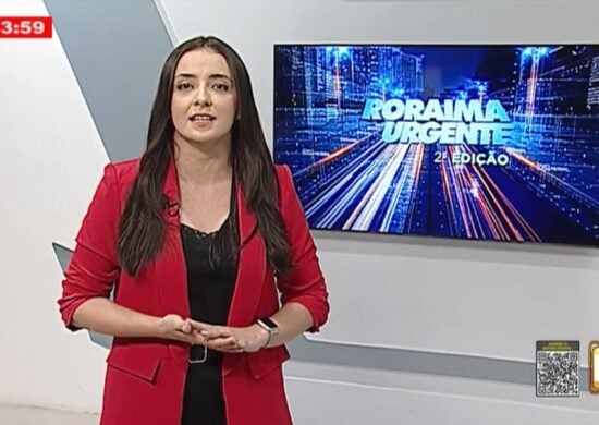 O Roraima Urgente desta quarta-feira, 6, foi apresentado por Jussara Beserra - Foto: Reprodução/Band Roraima