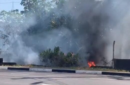 Ainda não há informações sobre o que ocasionou o incêndio