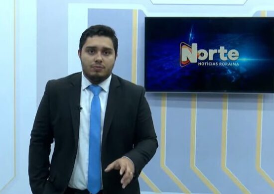 O jornal Norte Notícias é apresentado por Jhonatas Souza – Reprodução/Grupo Norte RR