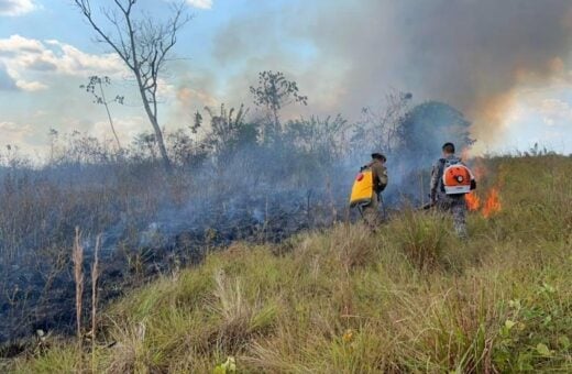 Cerca de 60 focos de queimada no interior do AM causam fumaça em Manaus