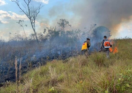 Cerca de 60 focos de queimada no interior do AM causam fumaça em Manaus