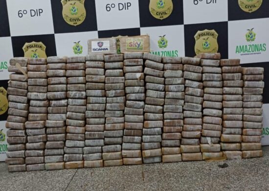 Cocaína avaliada em R$ 16 milhões é apreendida em operação em Manaus