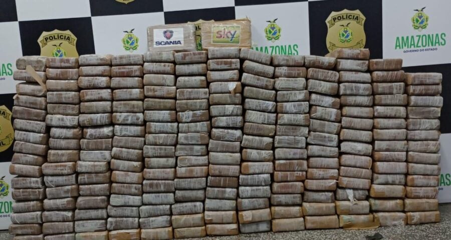 Cocaína avaliada em R$ 16 milhões é apreendida em operação em Manaus