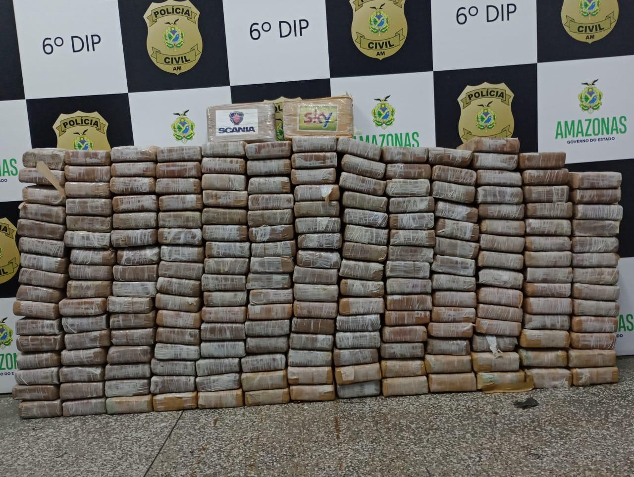Cocaína avaliada em R$ 16 milhões é apreendida em operação em Manaus