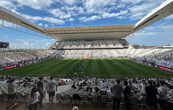 Contagem de torcedores na Neo Química Arena, chega a um milhão em 2023 - Foto: Reprodução/Instagram @corinthians