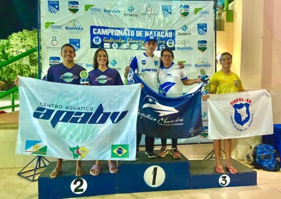 Atletas conquistam 7 novos recordes em Campeonato de natação em Boa Vista