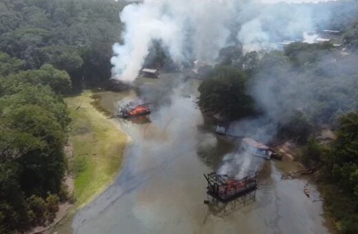 Ações de combate ao garimpo ilegal - Foto: Polícia Federal