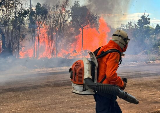 Bombeiros iniciaram o combate do incêndio no Sul de Palmas, por volta das 12h e terminaram por volta das 16h