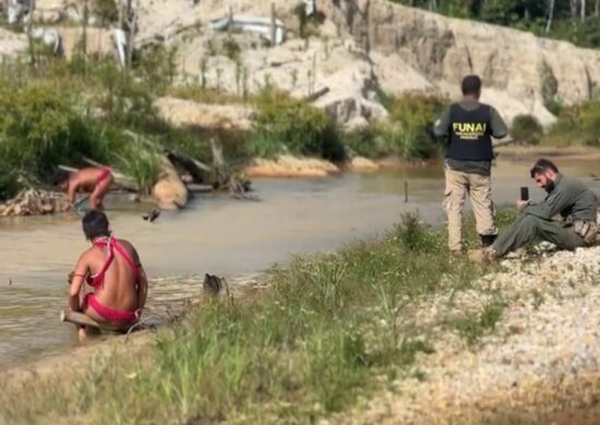 Operação identifica região de extração de ouro em Terras Indígenas de RR - Foto: Forças Armadas/Divulgação