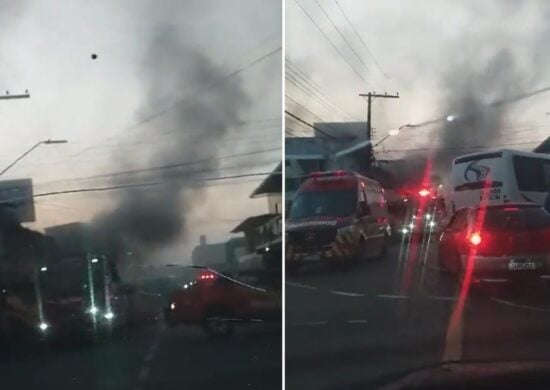 Incêndio em loja de brinquedos ocorre nesta sexta-feira (29) em Manaus