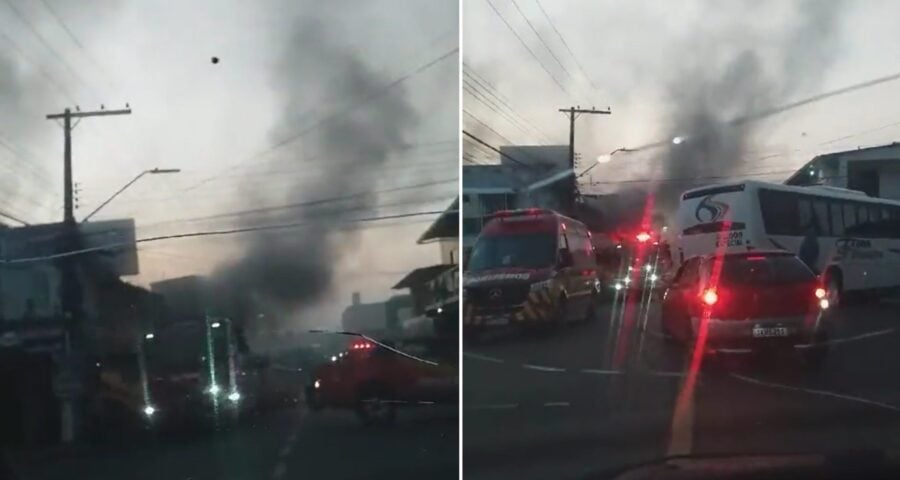 Incêndio em loja de brinquedos ocorre nesta sexta-feira (29) em Manaus