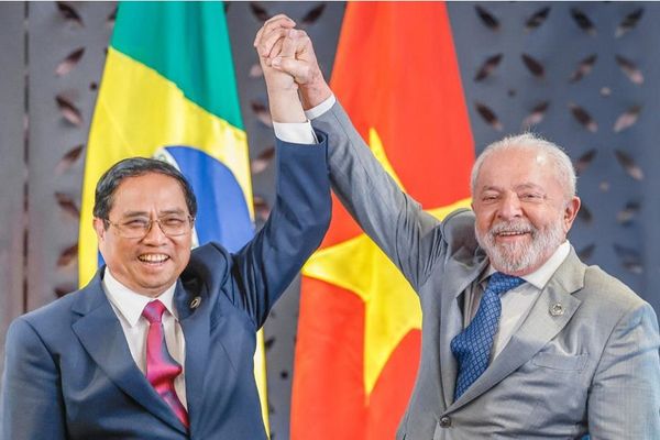 O presidente Lula se reune nesta segunda-feira (25) com o primeiro-ministro do Vietnã, Pham Mihn Chinh, no Palácio Itamaraty - Foto: Ricardo Stuckert/PR