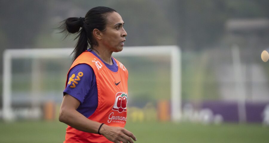 Marta faz elogios ao novo técnico da Seleção feminina, Arthur Elias - Foto: Reprodução/ CBF